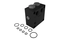 SWITCHING VALVE RH END CAP ASSY RX3/RX2