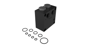 SWITCHING VALVE LH END CAP ASSY RX3/RX2